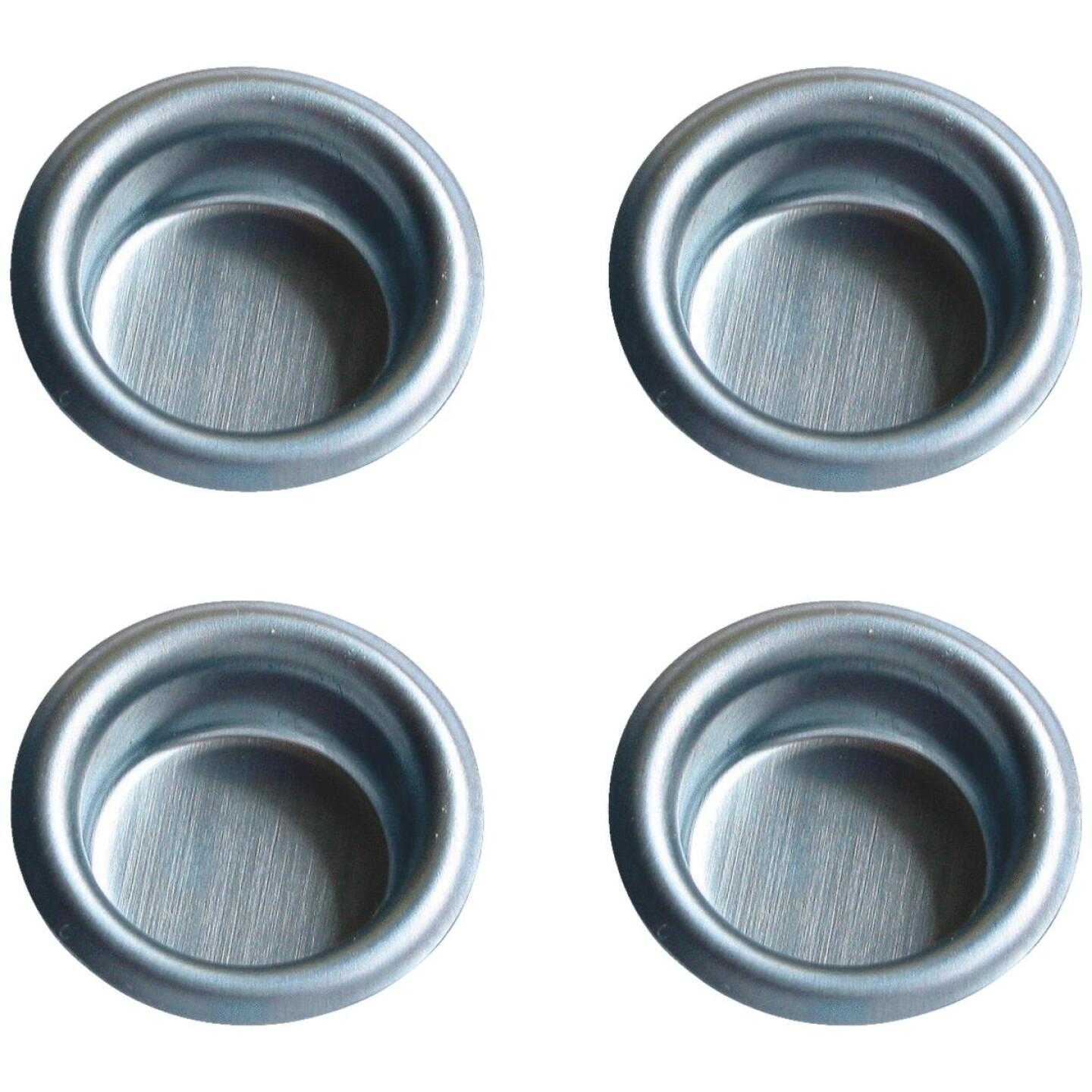 Johnson Hardware, Johnson Hardware 3/4 In. Dia. Satin Nickel Flush Cup Pocket Door Pull (4-Count)