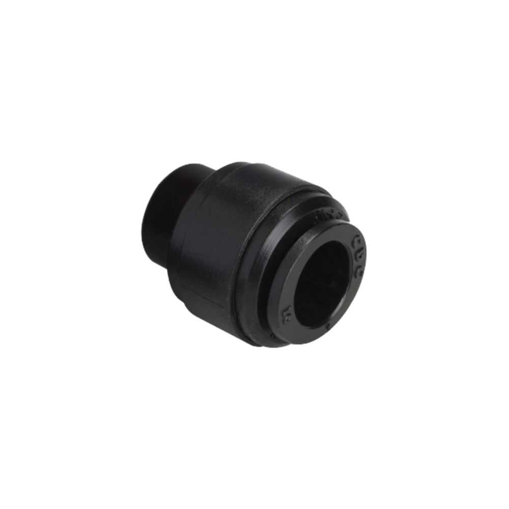 NeoFit, NeoFit - Acetal Black Tube End Stop 1/4" tube